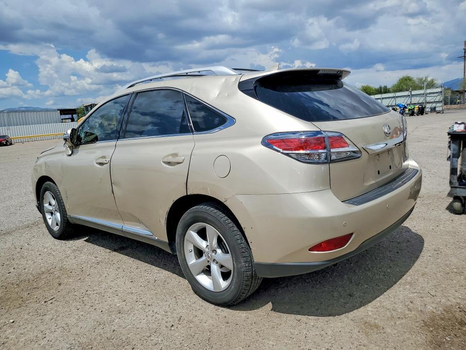 2013 Lexus Rx VIN JTJZK1BA9D2008053 COPART salvage auction — SIDE, AZ - CERT OF TITLE - SALVAGE, sold $5,900 on 2026-07-31 (photo 2)