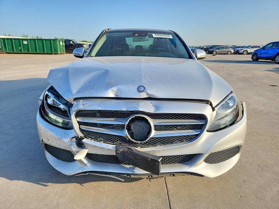 2016 Mercedes-benz C-klasse VIN WDDWF4JB3GR152415 COPART salvage auction — FRONT END, Tx - Salvage Vehicle Title, sold $3,750 on 2026-08-13 (photo 5)
