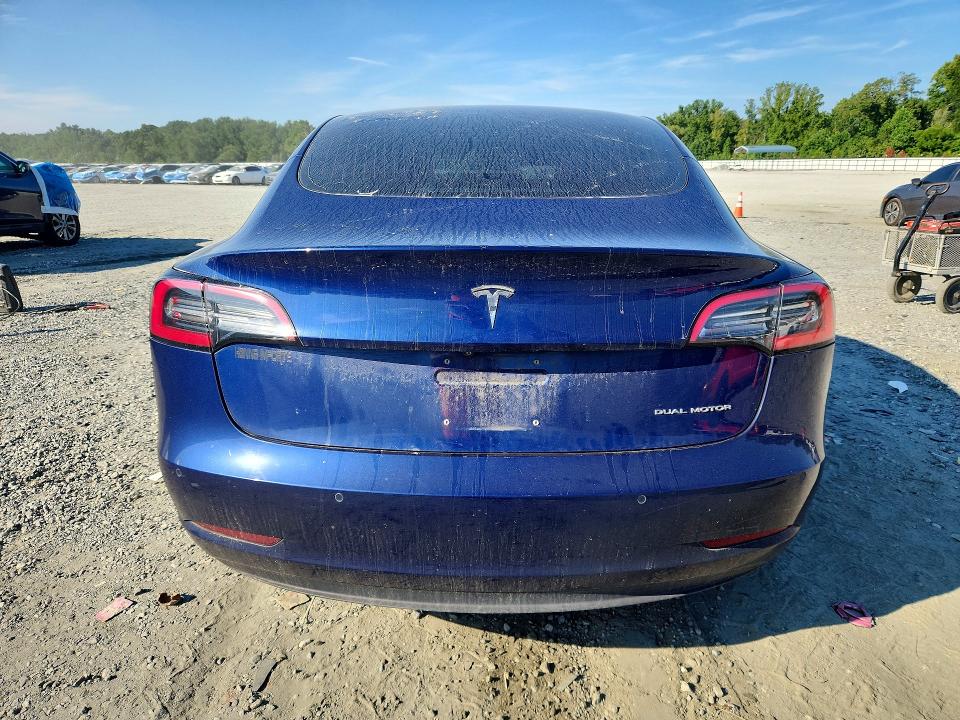 2018 Tesla Model 3 VIN 5YJ3E1EB1JF133867 COPART salvage auction — MINOR DENT/SCRATCHES, Nc - Dealer Only Clean Title (P), sold $7,300 on 2026-08-19 (photo 6)