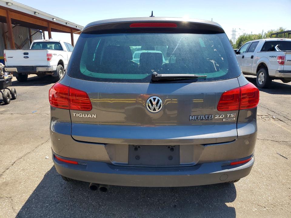 2013 Volkswagen Tiguan VIN WVGBV3AX3DW605524 COPART salvage auction — FRONT END, Co - Public - Salvage Title, sold $525 on 2026-08-06 (photo 6)