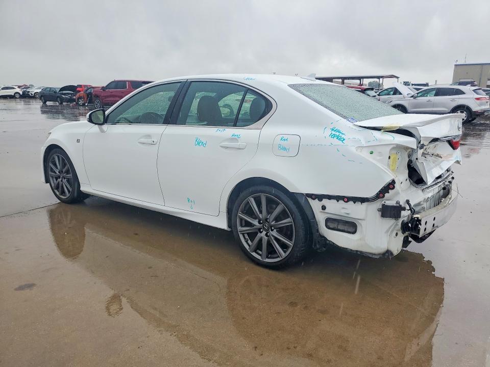 2014 Lexus Gs VIN JTHBE1BLXE5037024 COPART salvage auction — REAR END, Tx - Salvage Vehicle Title, sold $7,000 on 2026-08-03 (photo 2)