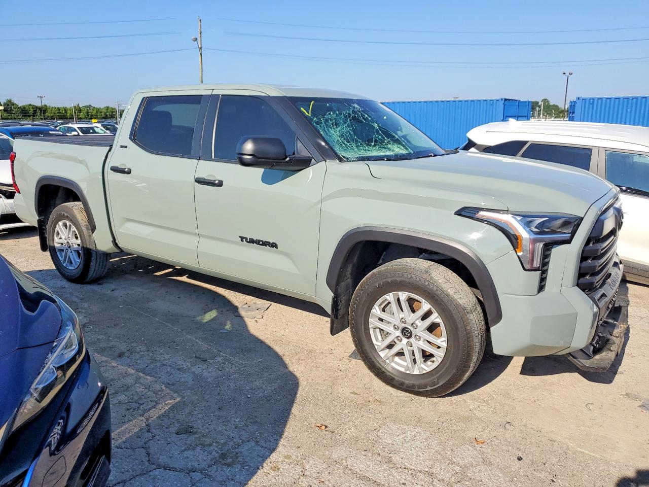 2024 Toyota Tundra VIN 5TFLA5DB5RX183080 COPART salvage auction — Front End, IN - CERT OF TITLE-SALVAGE TITLE, sold $26,000 on 2026-08-21 (photo 4)