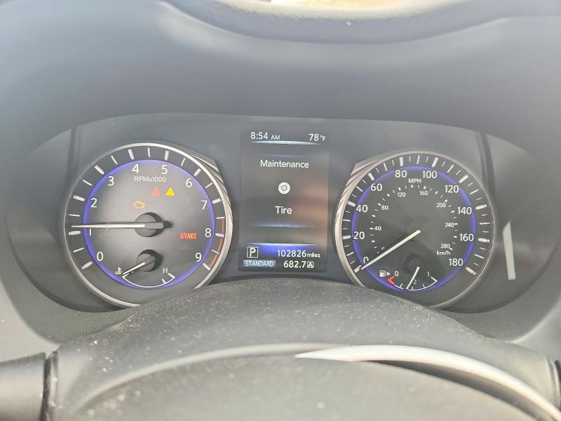 2014 Infiniti Q50 VIN JN1BV7AR7EM693099 COPART salvage auction — HAIL, Co - Certificate Of Title, sold $8,100 on 2026-08-12 (photo 9)