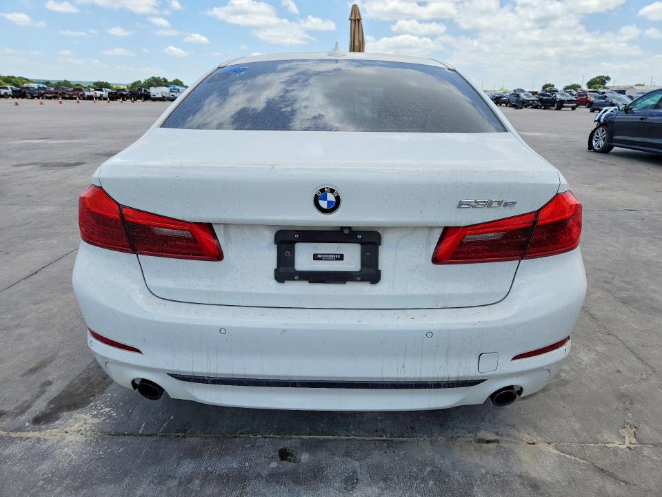 2018 BMW 5er VIN WBAJA9C59JB253480 COPART salvage auction — NORMAL WEAR, Tx - Certificate Of Title (P), sold $9,200 on 2026-08-03 (photo 6)