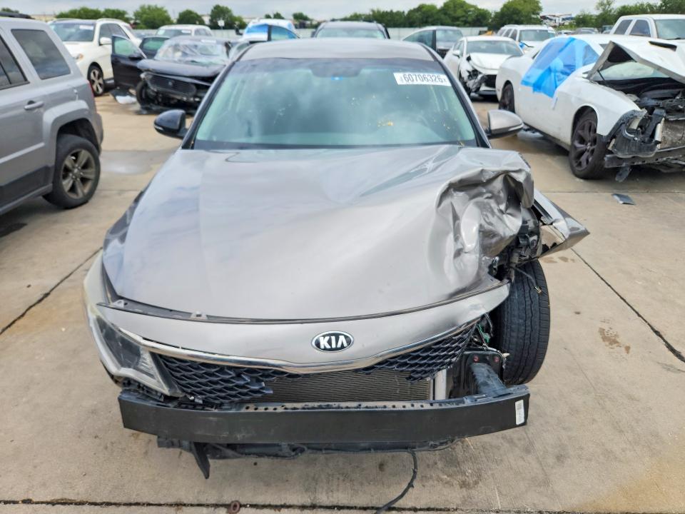 2016 Kia Optima VIN 5XXGT4L32GG009570 COPART salvage auction — FRONT END, Tx - Certificate Of Title, sold $550 on 2026-07-20 (photo 5)