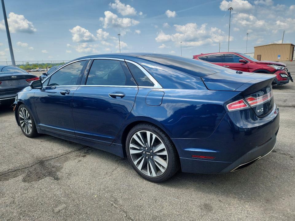 2017 Lincoln Mkz VIN 3LN6L5E92HR620278 COPART salvage auction — FRONT END, Oh - Cert Of Title-Salvage, sold $3,200 on 2026-07-31 (photo 2)