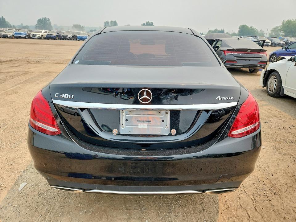 2015 Mercedes-benz C class VIN 55SWF4KB7FU000763 COPART salvage auction — FRONT END, ON - PERMIT NO BRAND - UNFIT, sold $8,000 on 2026-08-13 (photo 6)