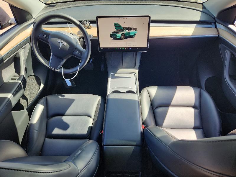 2023 Tesla Model y VIN 7SAYGDEEXPF928052 COPART salvage auction — SIDE, Salvage Title, sold $14,500 on 2026-07-28 (photo 8)