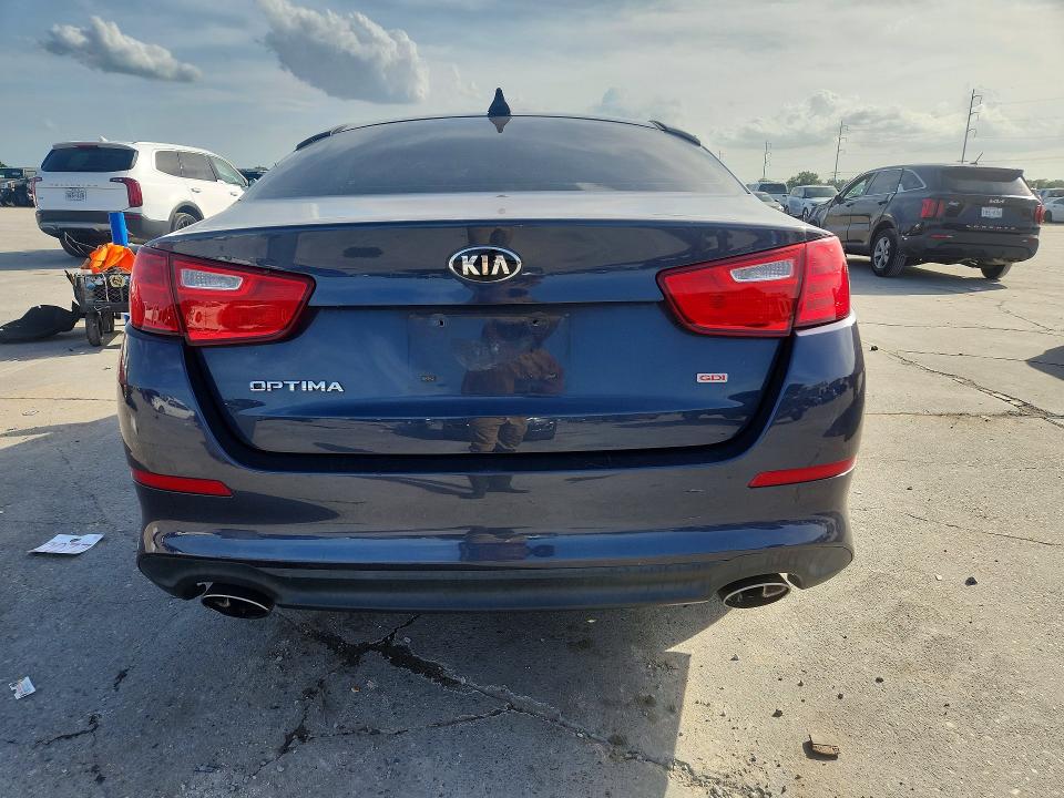 2015 Kia Optima VIN 5XXGM4A70FG373598 COPART salvage auction — VANDALISM, La - Cert Of Title-Salvage, sold $70 on 2026-07-29 (photo 6)