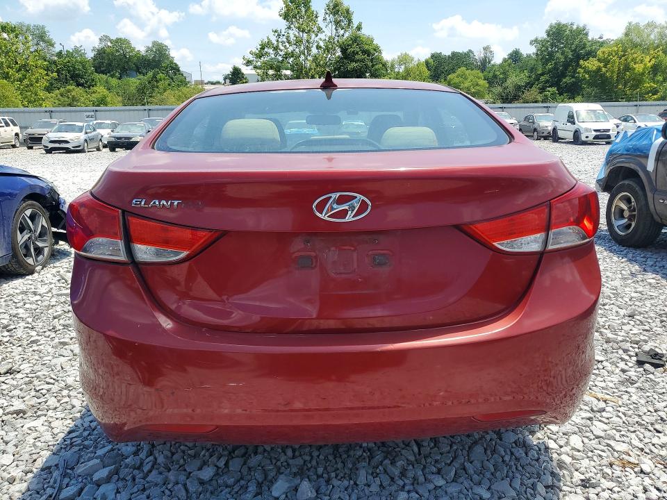 2011 Hyundai Elantra VIN KMHDH4AE7BU103578 COPART salvage auction — MECHANICAL, KY - CERTIFICATE OF TITLE, sold $600 on 2026-07-31 (photo 6)