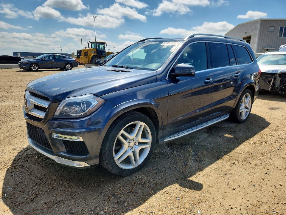 2015 Mercedes-benz Gl-class VIN 4JGDF6EE3FA596503 COPART salvage auction — FRONT END, AB - BOS - REBUILT, sold $3,150 on 2026-07-23 (photo 1)
