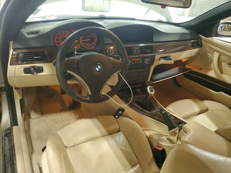 2009 BMW 3er VIN WBAWR33559PX75498 COPART salvage auction — FRONT END, Ny - Mv-907A Salvage Certificate, sold $1,900 on 2026-07-20 (photo 8)