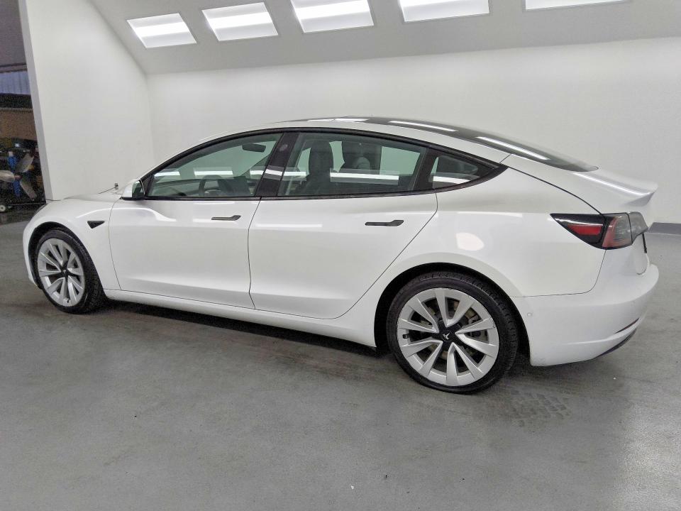 2022 Tesla Model 3 VIN 5YJ3E1EA6NF191406 COPART salvage auction — REAR END, CA - CERTIFICATE OF TITLE, sold $4,600 on 2026-07-20 (photo 2)