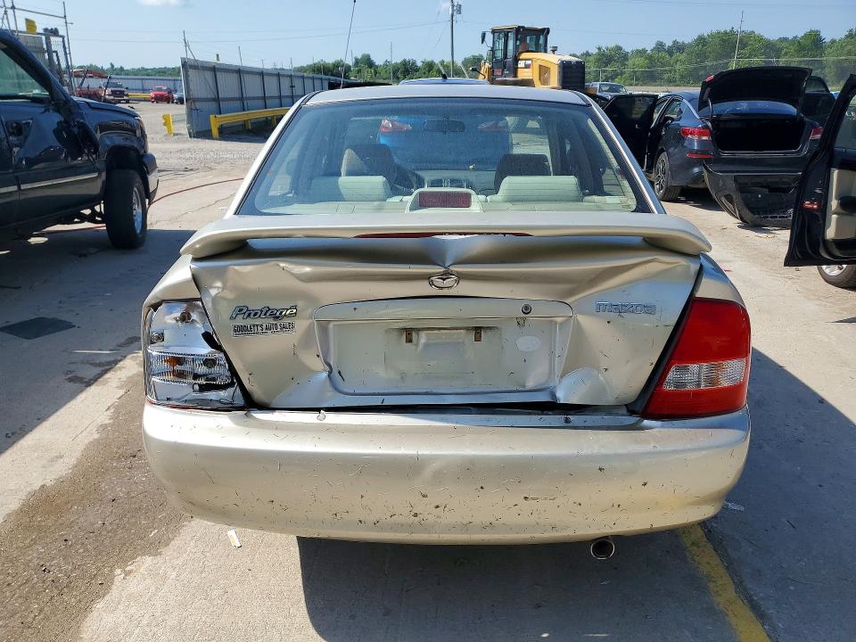 2003 Mazda Protege VIN JM1BJ225X31203163 COPART salvage auction — REAR END, Ky - Cert Of Title-Salvage, sold $350 on 2026-07-22 (photo 6)