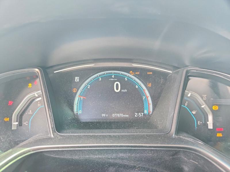2019 Honda Civic VIN SHHFK7H6XKU215152 COPART salvage auction — FRONT END, Fl - Cert Of Title Slvg Rebuildable, sold $4,600 on 2026-07-30 (photo 9)