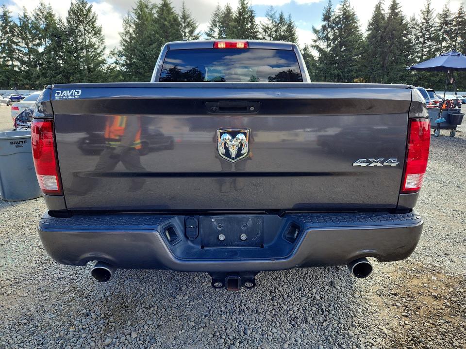 2018 Ram 1500 VIN 1C6RR7FT1JS190900 COPART salvage auction — FRONT END, Wa - Bill Of Sale, sold $3,950 on 2026-07-31 (photo 6)