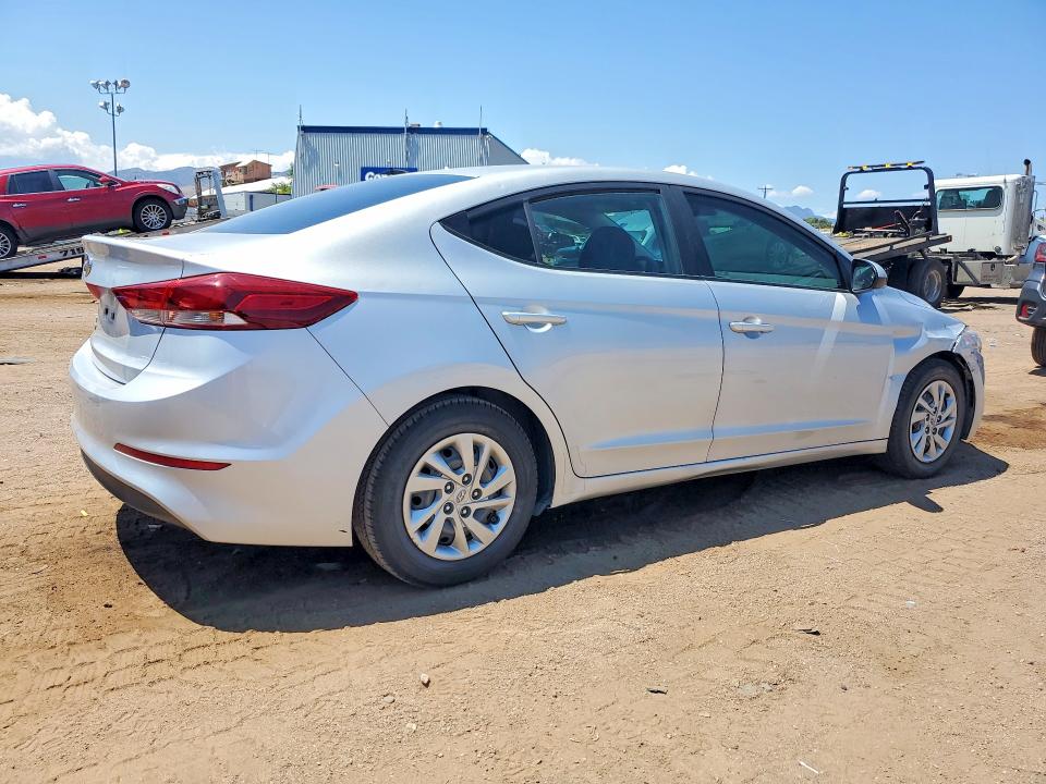 2018 Hyundai Elantra VIN KMHD74LF2JU611626 COPART salvage auction — FRONT END, Co - Dis/Dlr/Exp Only Clean Title, sold $2,300 on 2026-07-27 (photo 3)