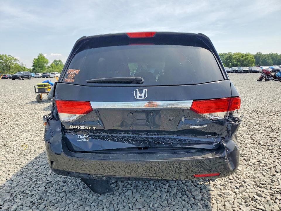 2016 Honda Odyssey VIN 5FNRL5H36GB132587 COPART salvage auction — REAR END, Oh - Cert Of Title-Salvage, sold $90 on 2026-07-30 (photo 6)