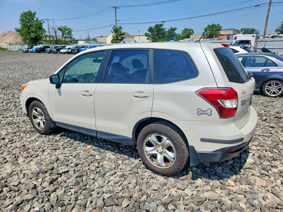 2015 Subaru Forester VIN JF2SJAAC6FH477824 COPART salvage auction — MINOR DENT/SCRATCHES, NJ - CERTIFICATE OF TITLE, sold $350 on 2026-07-28 (photo 2)