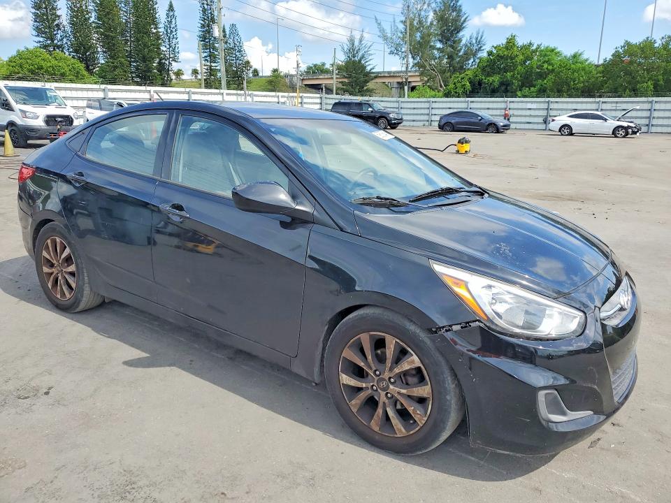 2017 Hyundai Accent VIN KMHCT4AE0HU354929 COPART salvage auction — REAR END, FL - CERTIFICATE OF TITLE, sold $1,150 on 2026-07-27 (photo 4)