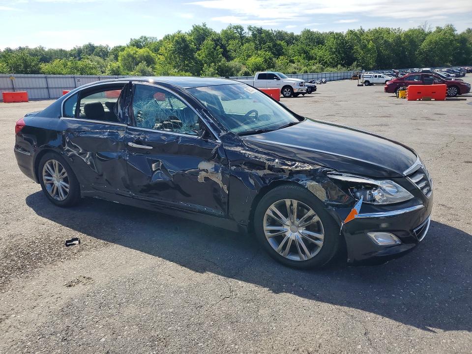 2013 Hyundai Genesis VIN KMHGC4DD9DU222489 COPART salvage auction — SIDE, Pa - Certificate Of Salvage, sold $125 on 2026-07-21 (photo 4)