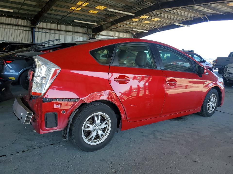 2010 Toyota Prius VIN JTDKN3DU6A0047267 COPART salvage auction — REAR END, Ca - Salvage Certificate, sold $70 on 2026-07-23 (photo 3)