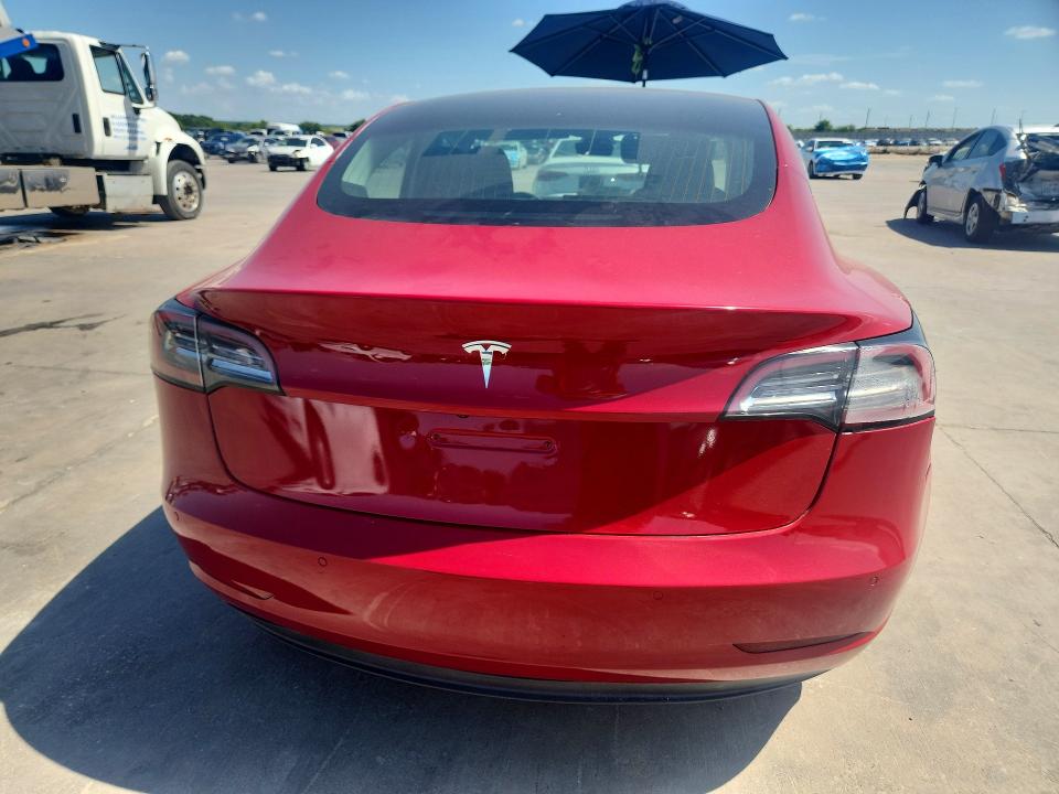 2018 Tesla Model 3 VIN 5YJ3E1EA4JF102961 COPART salvage auction — NORMAL WEAR, Tx - Cert Of Title-Rebuilt Salvage (P), sold $2,300 on 2026-07-21 (photo 6)