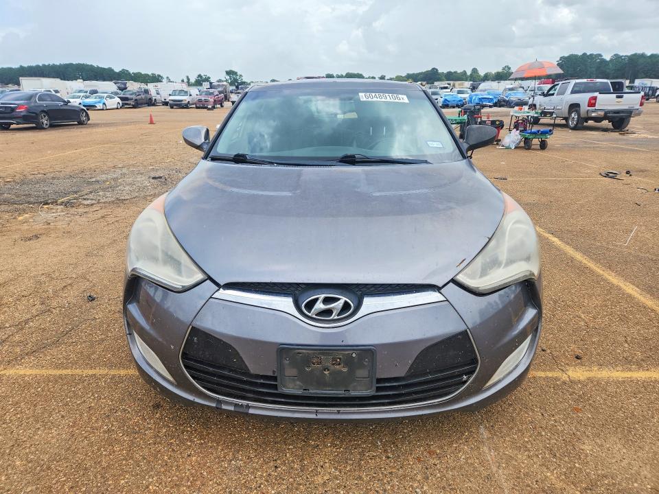 2013 Hyundai Veloster VIN KMHTC6AD1DU145504 COPART salvage auction — FRONT END, Tx - Certificate Of Title, sold $500 on 2026-07-27 (photo 5)