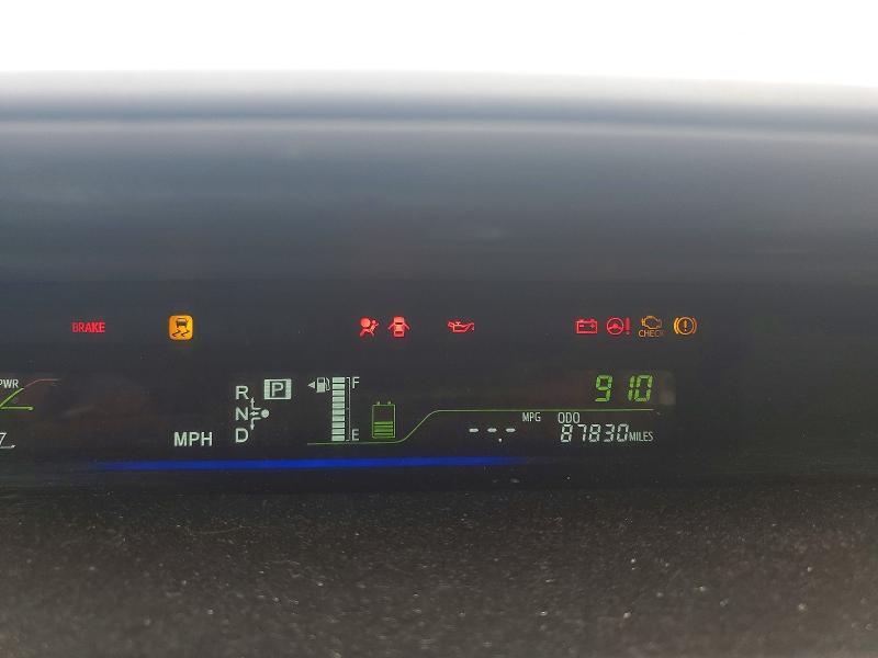 2012 Toyota Prius VIN JTDZN3EU0C3100303 COPART salvage auction — FRONT END, Oh - Cert Of Title-Salvage, sold $1,550 on 2026-07-31 (photo 9)