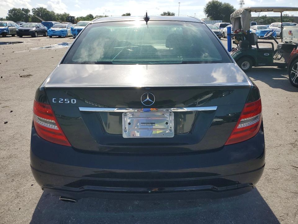 2013 Mercedes-benz C class VIN WDDGF4HB5DA797538 COPART salvage auction — WATER/FLOOD, Fl - Certificate Of Title, sold $375 on 2026-07-31 (photo 6)