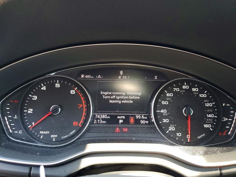 2019 Audi Q5 VIN WA1ANAFY3K2130302 COPART salvage auction — FRONT END, Co - Public - Salvage Title, sold $6,400 on 2026-07-14 (photo 9)
