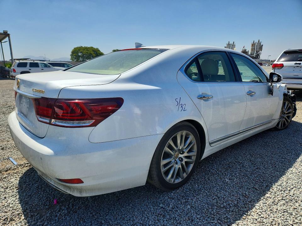 2014 Lexus Ls VIN JTHBL5EF8E5130482 COPART salvage auction — FRONT END, CA - SALVAGE CERTIFICATE, sold $250 on 2026-07-21 (photo 3)
