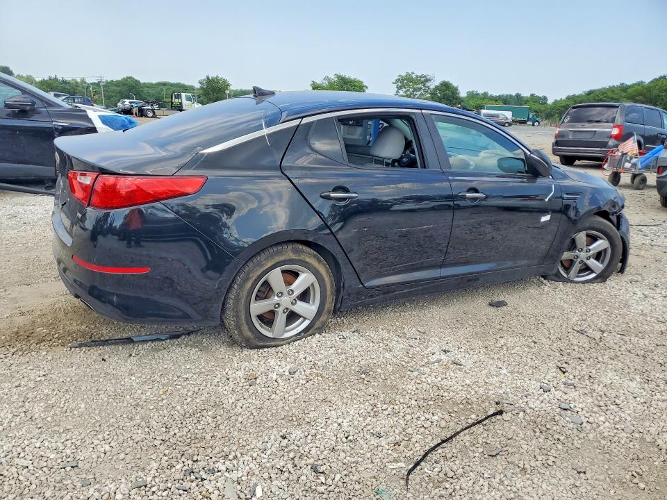 2014 Kia Optima VIN 5XXGM4A73EG328475 COPART salvage auction — VANDALISM, Nj - Certificate Of Title, sold $400 on 2026-07-21 (photo 3)