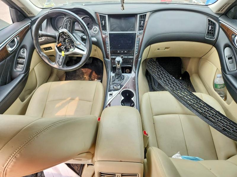 2018 Infiniti Q50 VIN JN1CV7AR7JM280520 COPART salvage auction — FRONT END, AZ - CERT OF TITLE - SALVAGE, sold $475 on 2026-07-27 (photo 8)