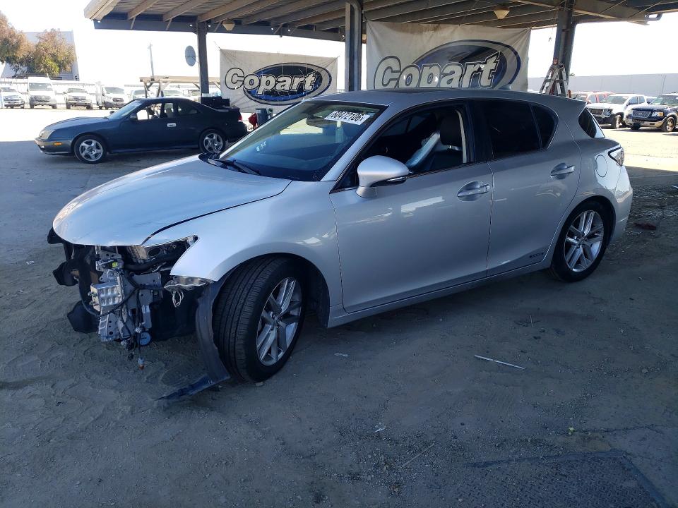 2015 Lexus Ct 200 VIN JTHKD5BH3F2213744 COPART salvage auction — FRONT END, Ca - Salvage Certificate, sold $1,650 on 2026-07-28 (photo 1)