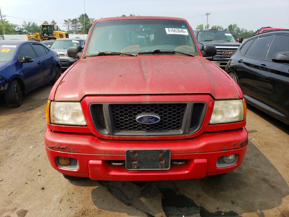 2004 Ford Ranger VIN 1FTZR45E84PB31960 COPART salvage auction — MINOR DENT/SCRATCHES, CT - CERTIFICATE OF TITLE, sold $475 on 2026-07-28 (photo 5)