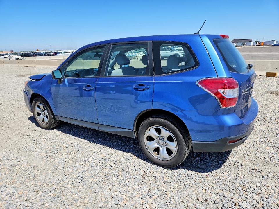 2015 Subaru Forester VIN JF2SJAAC6FH568673 COPART salvage auction — FRONT END, Co - Public - Salvage Title, sold $300 on 2026-07-30 (photo 2)