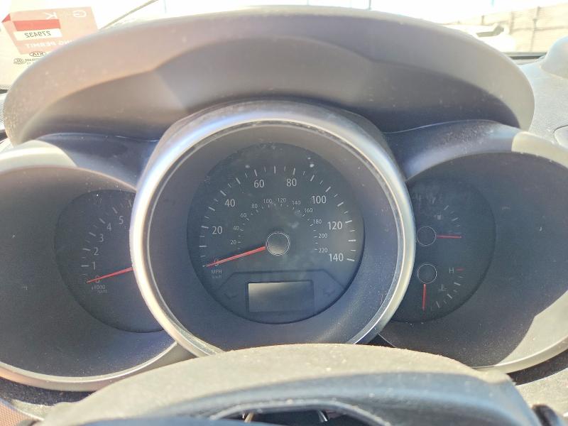 2012 Kia Soul VIN KNDJT2A6XC7371821 COPART salvage auction — VANDALISM, Ca - Salvage Certificate, sold $450 on 2026-07-16 (photo 9)