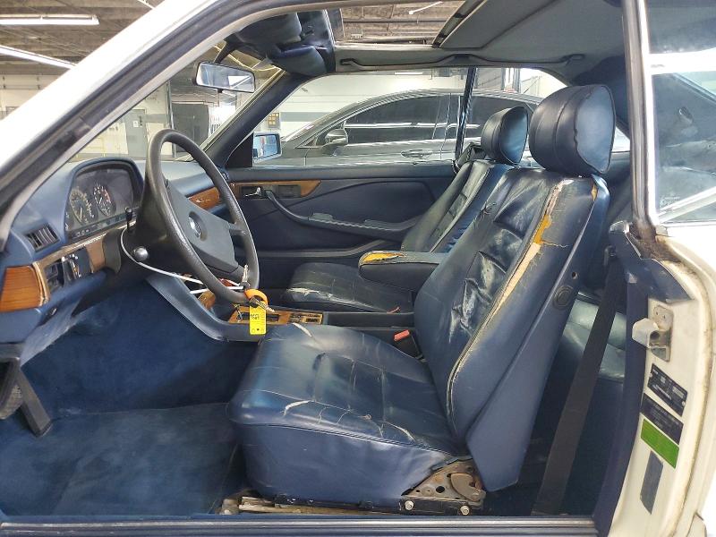 1984 Mercedes-benz 500 VIN WDBCA44A3EA019226 COPART salvage auction — MINOR DENT/SCRATCHES, AZ - CERTIFICATE OF TITLE, sold $625 on 2026-07-27 (photo 7)