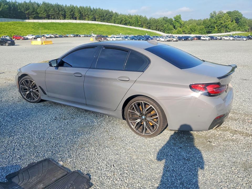 2021 BMW 5er VIN WBA53BJ01MCF53722 COPART salvage auction — FRONT END, Nc - Salvage Certificate Of Title, sold $22,800 on 2026-08-06 (photo 2)