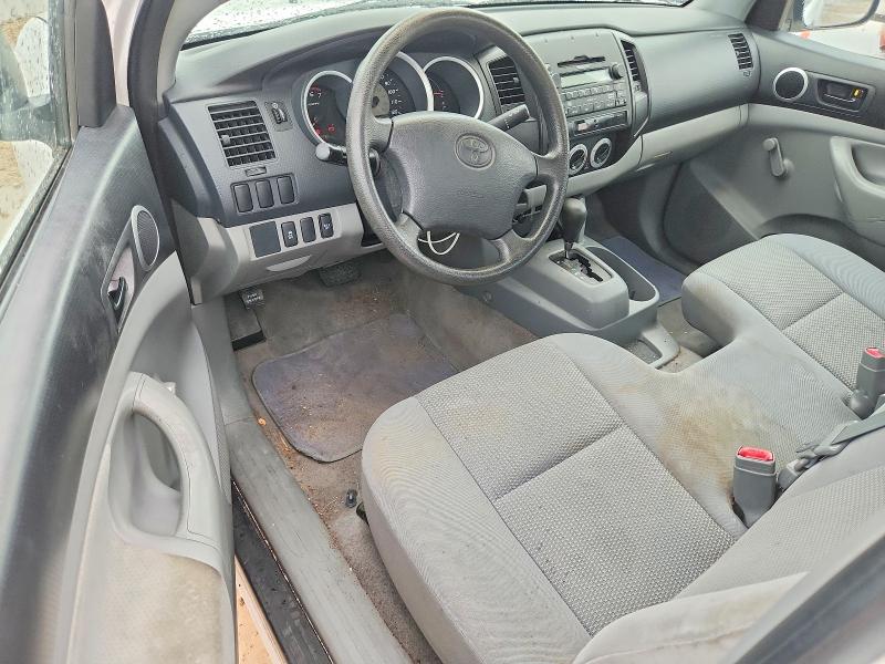2010 Toyota Tacoma VIN 5TENX4CN3AZ677920 COPART salvage auction — REAR END, TX - SALVAGE VEHICLE TITLE (P), sold $3,550 on 2026-07-17 (photo 8)