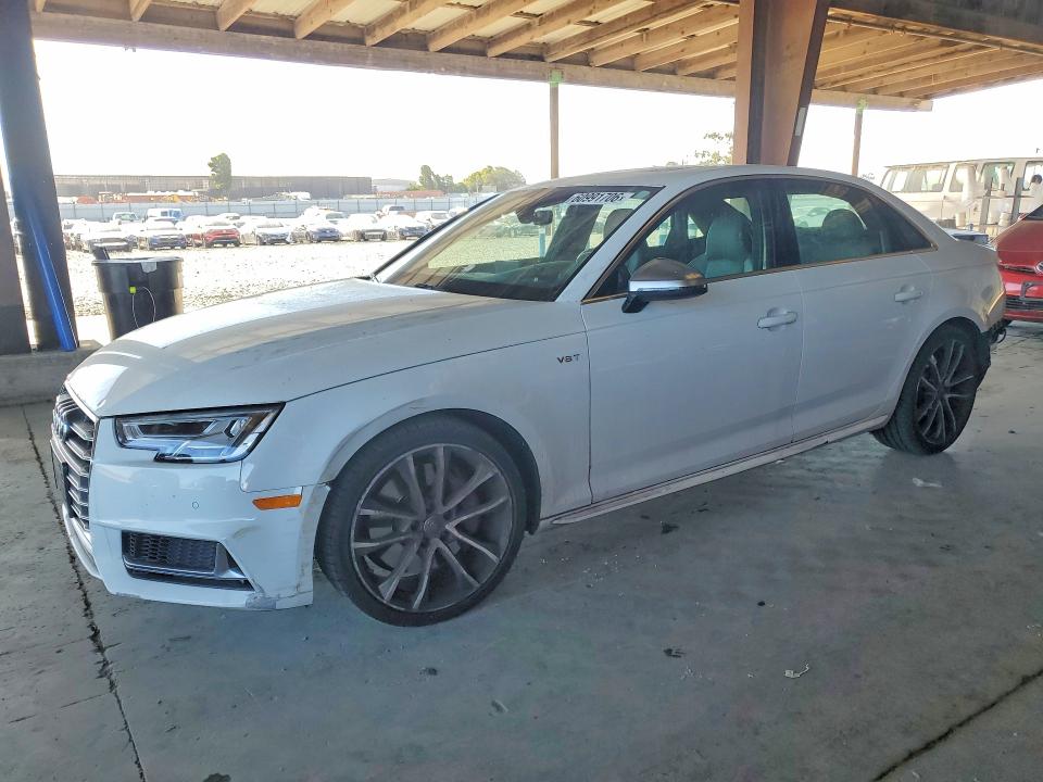 2018 Audi Rs4 VIN WAUB4AF42JA015458 COPART salvage auction — REAR END, CA - SALVAGE CERTIFICATE, sold $9,100 on 2026-07-27 (photo 1)