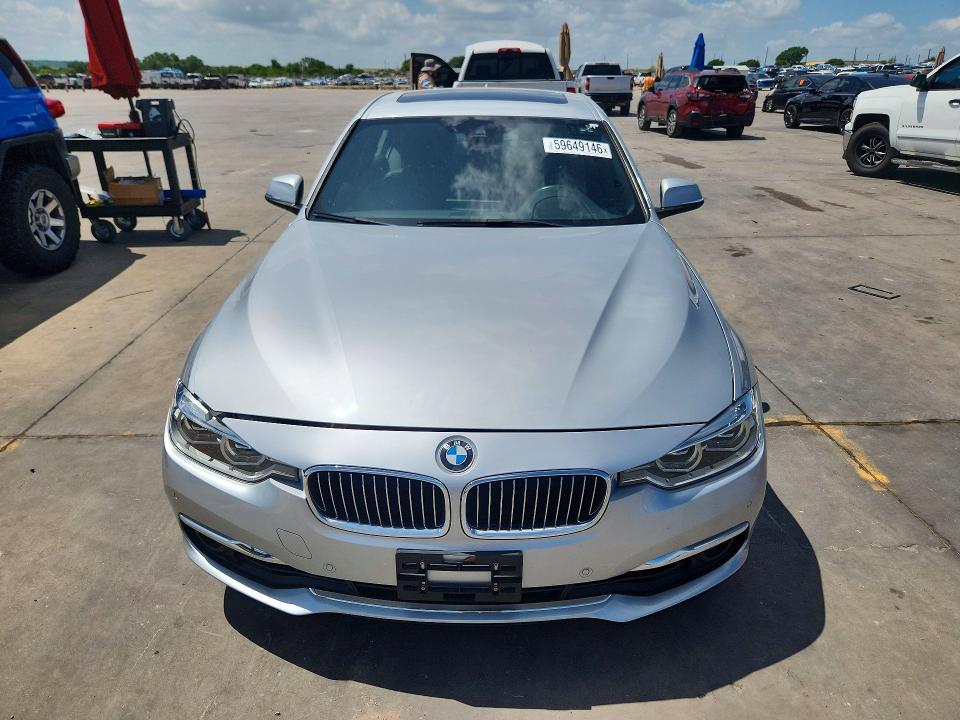 2017 BMW 3er VIN WBA8E1C56HK480348 COPART salvage auction — NORMAL WEAR, Tx - Certificate Of Title (P), sold $6,700 on 2026-07-27 (photo 5)