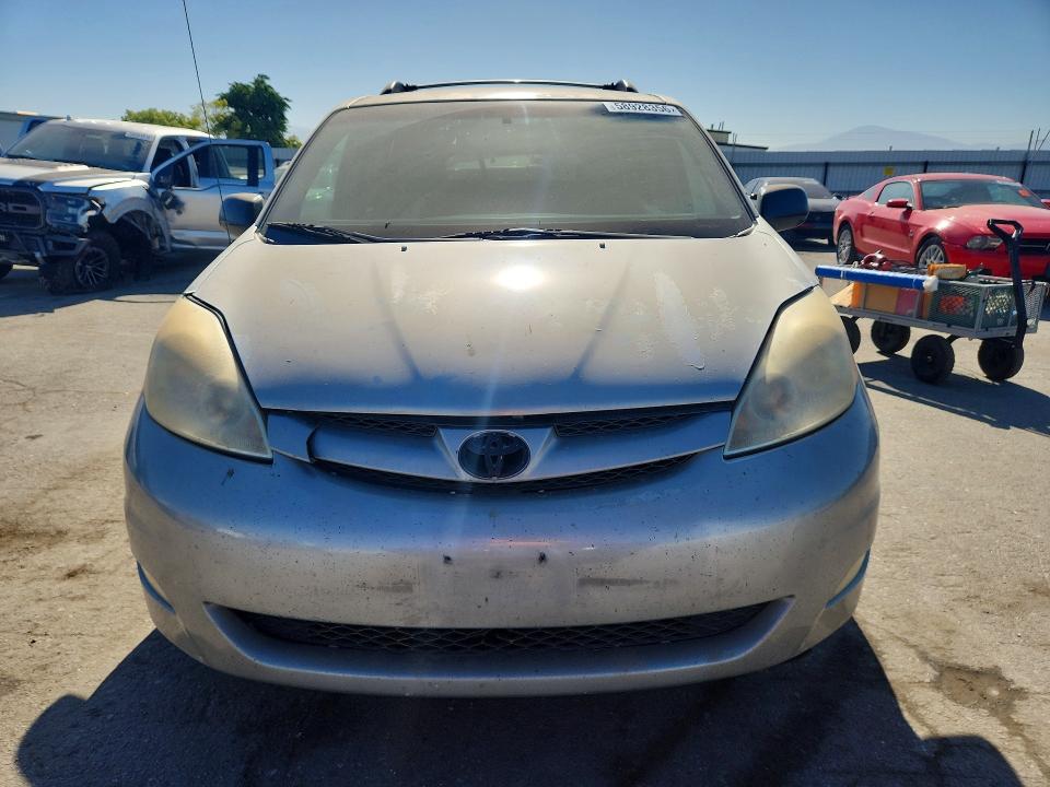 2008 Toyota Sienna VIN 5TDZK23C58S187022 COPART salvage auction — REAR END, Ca - Salvage Certificate, sold $400 on 2026-07-10 (photo 5)
