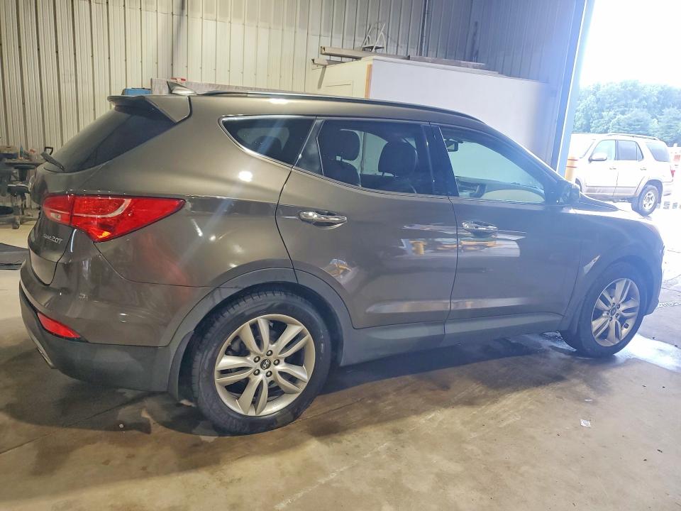 2014 Hyundai Santa fe VIN 5XYZU3LA3EG185650 COPART salvage auction — REAR END, Pa - Certificate Of Salvage, sold $2,200 on 2026-07-16 (photo 3)