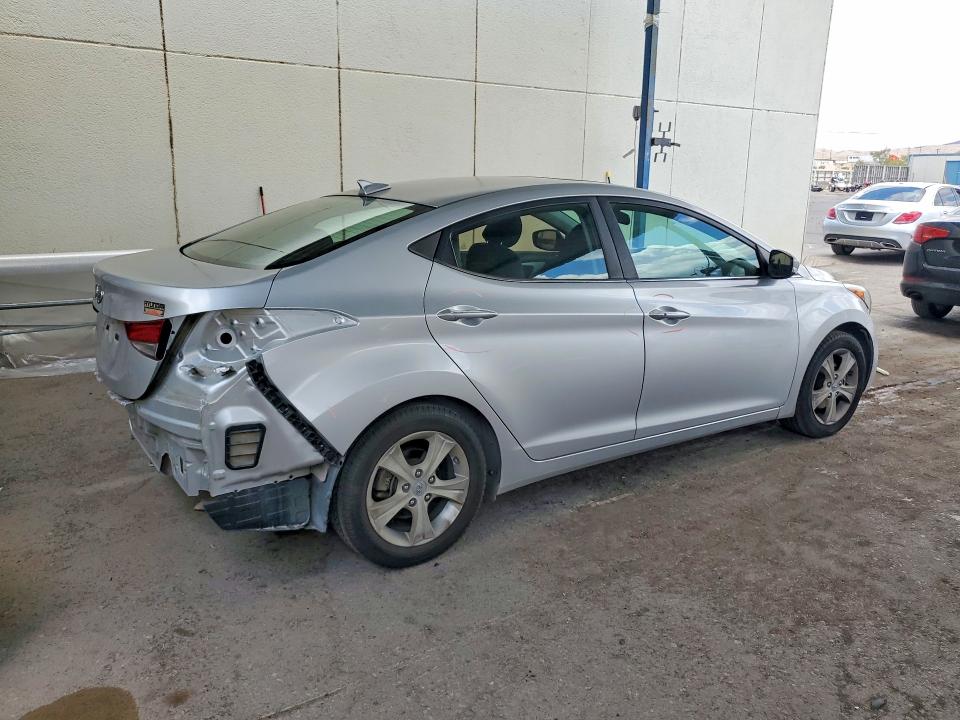 2016 Hyundai Elantra VIN 5NPDH4AE4GH753247 COPART salvage auction — REAR END, TX - SALVAGE VEHICLE TITLE (P), sold $850 on 2026-07-24 (photo 3)