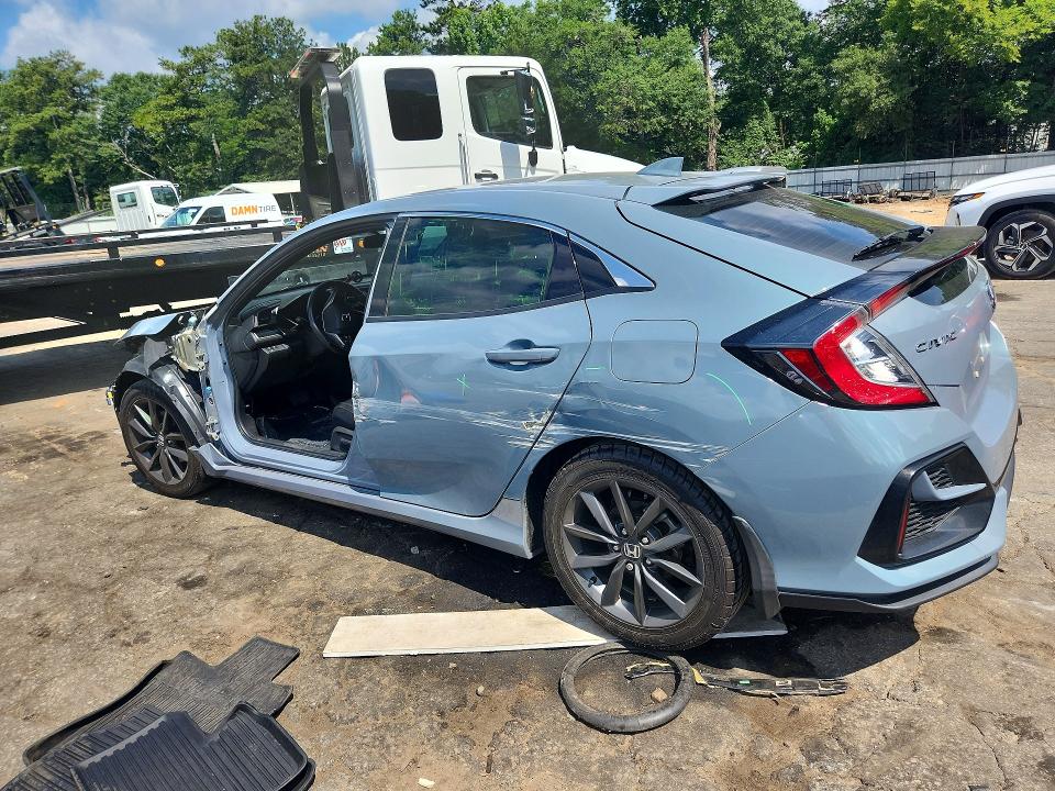2021 Honda Civic VIN SHHFK7H62MU226648 COPART salvage auction — FRONT END, GA - CERT OF TITLE-SALVAGE (P), sold $7,300 on 2026-07-31 (photo 2)