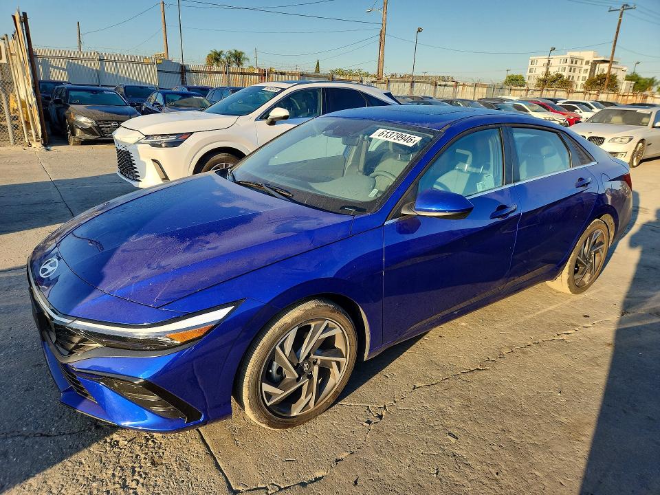 2025 Hyundai Elantra VIN KMHLS4DG3SU032597 COPART salvage auction — SIDE, Fl - Cert Of Title Slvg Rebuildable, sold $7,700 on 2026-07-29 (photo 1)