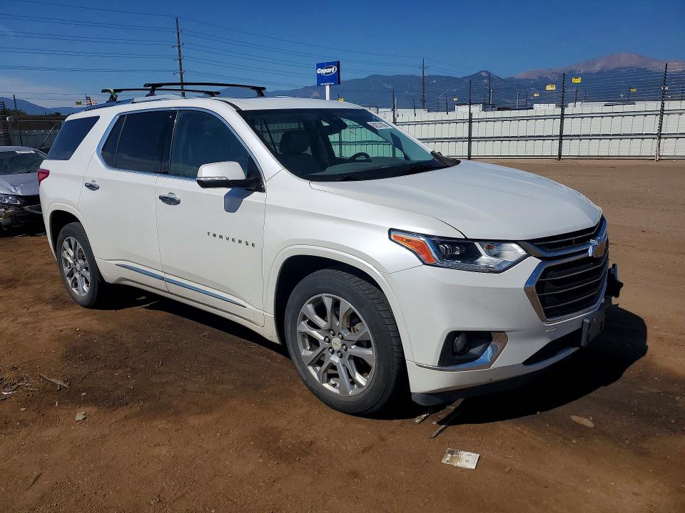 2018 Chevrolet Traverse VIN 1GNEVJKW4JJ148847 COPART salvage auction — FRONT END, Co - Salvage Title, sold $3,750 on 2026-08-03 (photo 4)