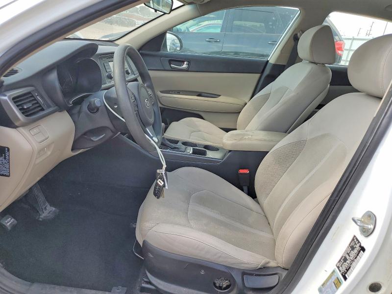 2016 Kia Optima VIN 5XXGT4L39GG055736 COPART salvage auction — MECHANICAL, IA - CERTIFICATE OF TITLE, sold $900 on 2026-07-25 (photo 7)
